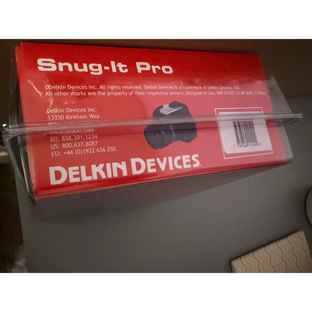 NIB Delkin Devices Snug-It Pro Camera Skin Case For Canon 7D DSLR Black